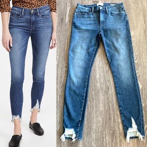 FRAME Le Skinny De Jeanne Jeans Bestia Blue Chew
